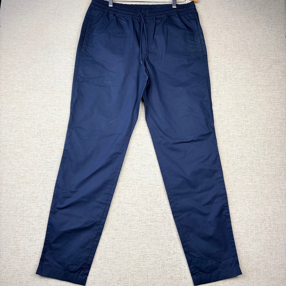 APC Rue Madame Paris Mens Navy Blue Drawstring Trousers Size 50